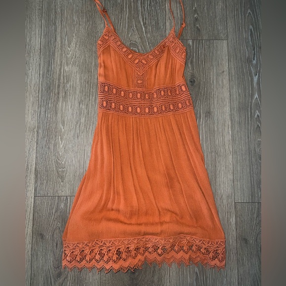Orange Summer Dress - Picture 1 of 3